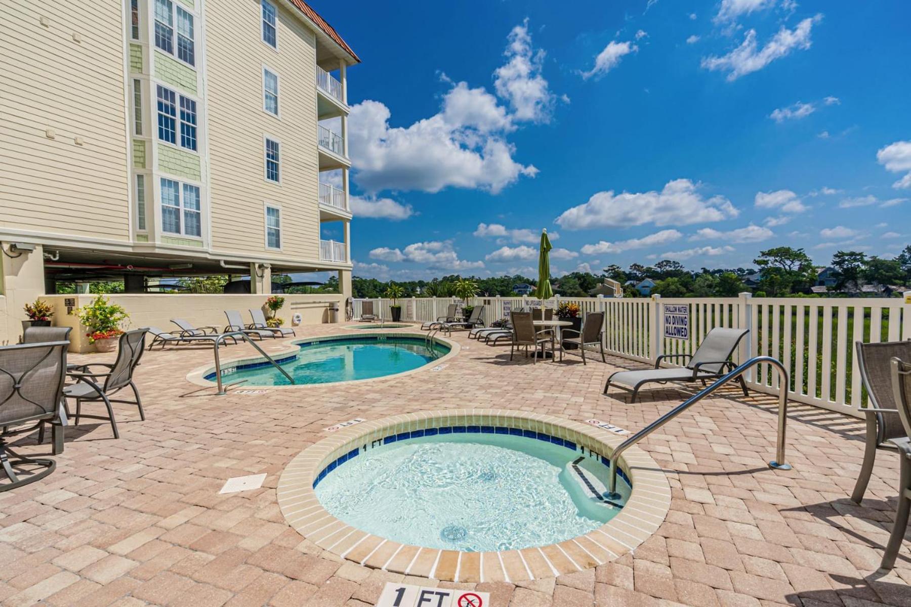 Villa Ocean Marsh Relaxing Waterfront Loft Unit 403 à Myrtle Beach Extérieur photo
